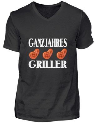 Ganzjahres Griller - Herren V-Neck Shirt