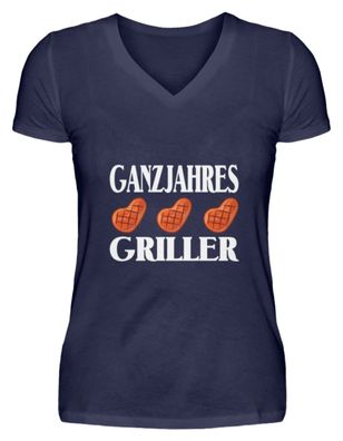 Ganzjahres Griller - V-Neck Damenshirt