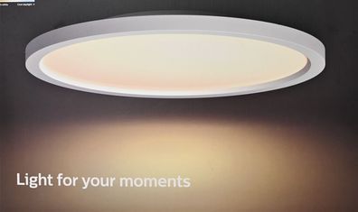 Philips Hue White Ambiance LED Panelleuchte Aurelle, Deckenleuchte, dimm
