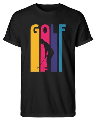 Golf Abschlag Handicap Geschenk Caddy - Herren RollUp Shirt