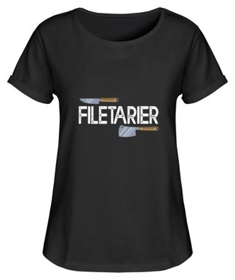Filetarier - Damen RollUp Shirt
