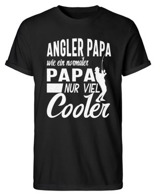 Fisch Angler Vatertagsgeschenk - Vater & - Herren RollUp Shirt