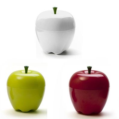 Mini Happle Behälter Qualy Apfel Box Aufbewahrung Vorratsbehälter Rot Grün Weiß
