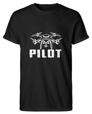 Drohnen Pilot - Herren RollUp Shirt