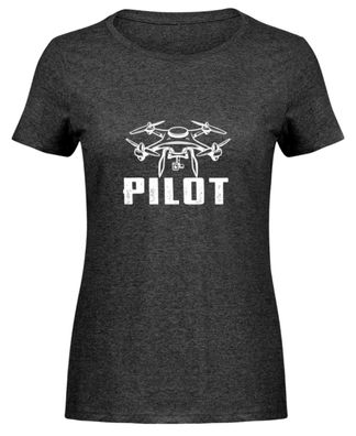 Drohnen Pilot - Damen Melange Shirt