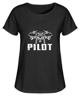 Drohnen Pilot - Damen RollUp Shirt