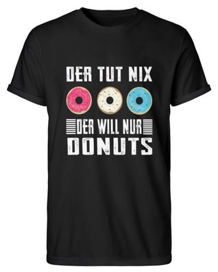 Der tut nix der will nur Donuts - Herren RollUp Shirt