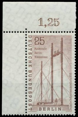 BERLIN 1956 Nr 157 postfrisch ECKE-OLI X3D9F06