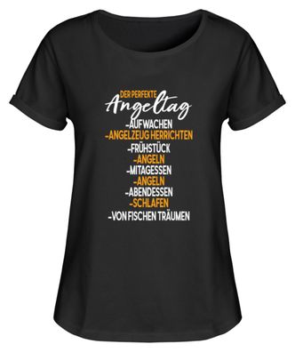 Der perfekte Angeltag - Damen RollUp Shirt