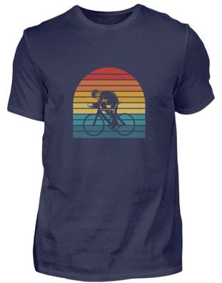Biker Fahrrad Mountainbike MTB Retro - Herren Premiumshirt