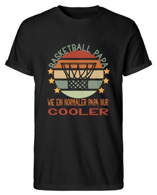 Basketball Papa wie ein Normaler Papa - Herren RollUp Shirt