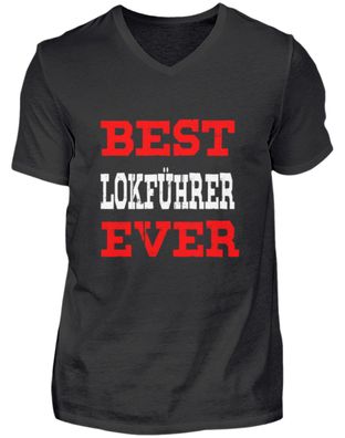 Best Lokführer Ever - Herren V-Neck Shirt