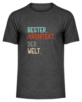 Bester Architekt der Welt - Herren Melange Shirt