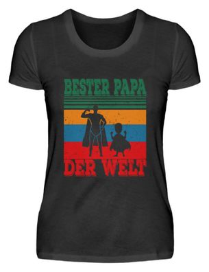 Bester Papa der Welt - Damen Basic T-Shirt-EJ886Q77