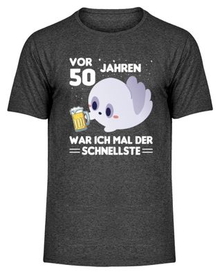 VOR 50 JAHREN WAR ICH MAL DER Schellste - Herren Melange Shirt