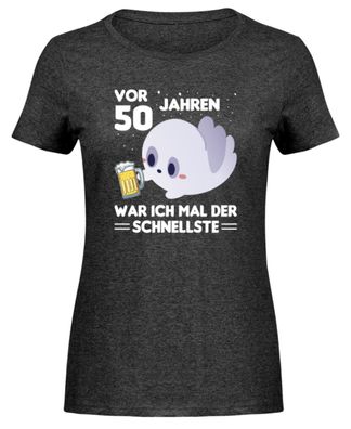 VOR 50 JAHREN WAR ICH MAL DER Schellste - Damen Melange Shirt