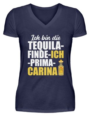 ICH BIN DIE Tequila-finde-ich-prima - V-Neck Damenshirt