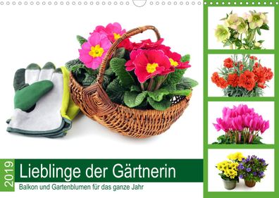 Lieblinge der Gärtnerin - Balkon und Gartenblumen für das ganze .. 2022 Wandkalender