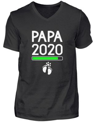 Papa 2020 Loading - Herren V-Neck Shirt