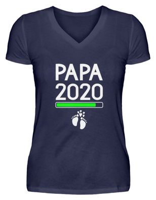 Papa 2020 Loading - V-Neck Damenshirt