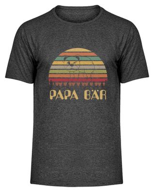 Papa Bär - Herren Melange Shirt
