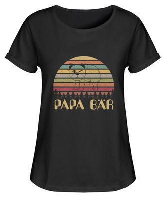 Papa Bär - Damen RollUp Shirt