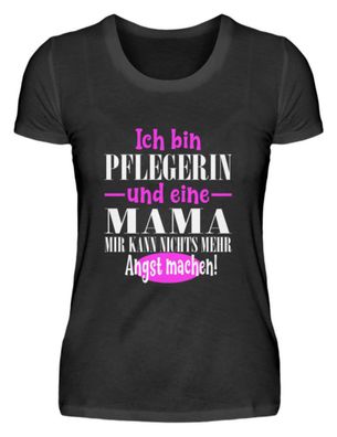 Pflegerin und Mama - Damen Basic T-Shirt-MH60JLLZ