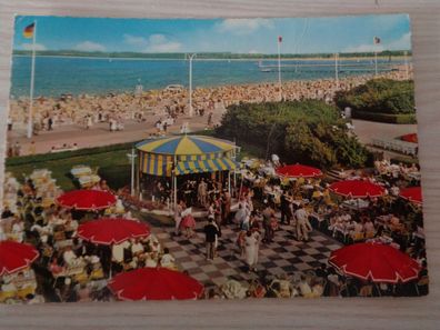5707 Postkarte, Ansichtskarte -Ostseebad Travemünde-Casino Garten