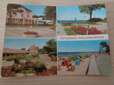 5709 Postkarte, Ansichtskarte -Ostseebad Kühlungsborn-Meerwasserschwimmhalle, Konzert