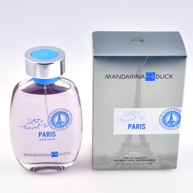 Mandarina Duck Let´s Travel to PARIS for Man 100 ml Eau de Toilette Spray