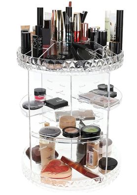 Acryl Kosmetik Aufbewahrung Organizer 360°Drehbar Kosmetikbox 9638