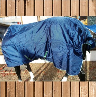 Bucas Smartex Extra 300g, Bucas Winterdecke mit Fleece, Doppelschnalle, blau, Gr. 115