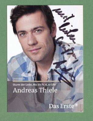 Andreas Thiele ( Sturm der Liebe ) - persönlich signiert