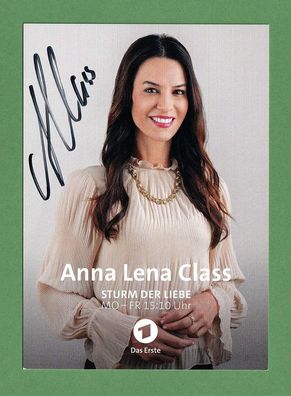 Anna Lena Class ( Rote Rosen ) - persönlich signiert (2)