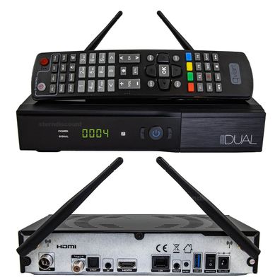 Qviart Dual 4K UHD Combo DVB-S2 + C/ T2 Dualboot Receiver E2 Linux + Android Ultra HD