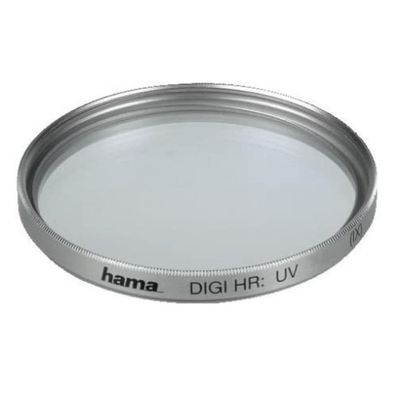 Hama UVFilter 55mm Digital High Resolution UV vergütet Silber Kamera Foto DSLR