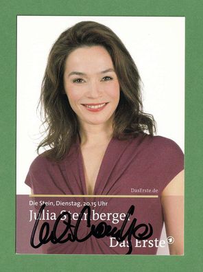 Julia Stemberger ( deutsche Schauspielerin - die Stein ) - persönlich signiert