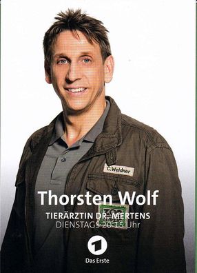 Thorsten Wolf (Tierärztin Dr. Mertens ) - Autogrammkarte