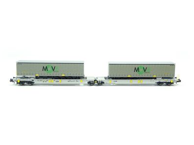 Güterwagen Doppeltaschen-Gelenkwagen, AAE, Fleischmann N 825025 neu OVP