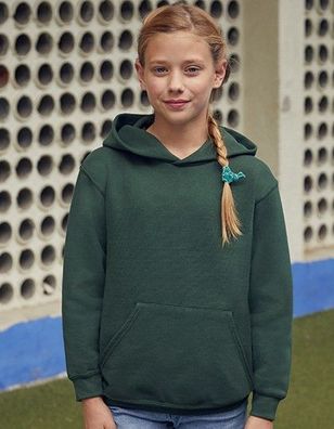 Fruit of the Loom Kids´ Classic Hooded Sweat 20 Farben