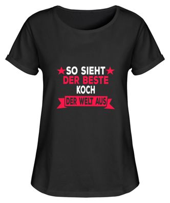 So sieht der beste Koch der Welt aus - Women Rollup Shirt-SJH9VUCQ