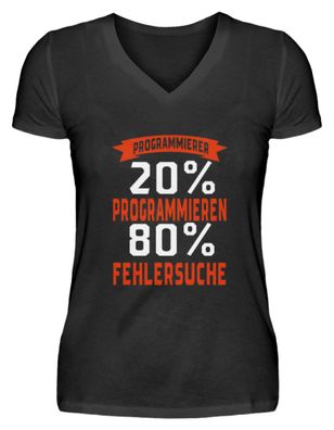 Softwareentwickler Programmieren - V-Neck Damenshirt
