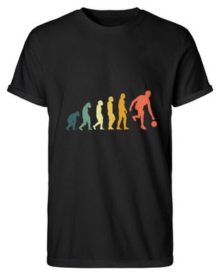 Retro Evolution Bowling Geschenk - Herren RollUp Shirt