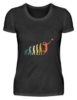 Retro Evolution Volleyball Geschenk - Damenshirt