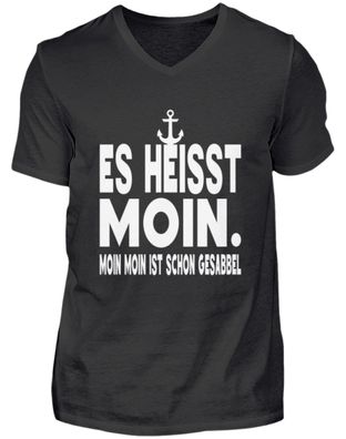Moin Moin - Herren V-Neck Shirt