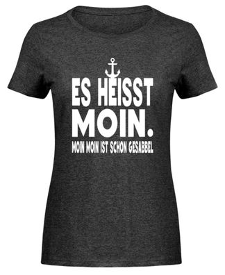 Moin Moin - Damen Melange Shirt