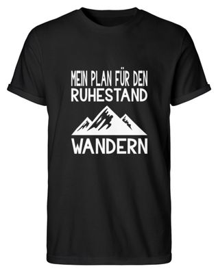 Mein Plan für den Ruhestand Wandern - Herren RollUp Shirt