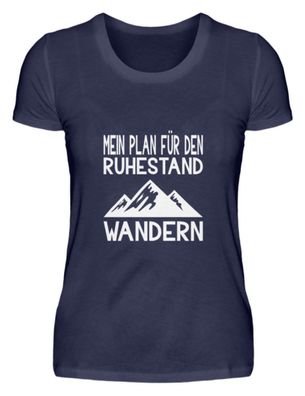Mein Plan für den Ruhestand Wandern - Damen Premiumshirt