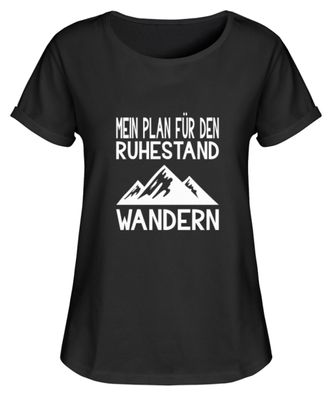 Mein Plan für den Ruhestand Wandern - Damen RollUp Shirt