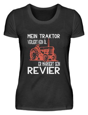 Mein Traktor Lustiges Landwirt Bauer - Damenshirt